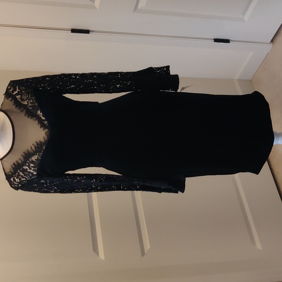 c'fait pour vous paris Dresses & Skirts - New!C' faitPourVousParis black velvet lace dress bell shape long sleeves Goth Bo